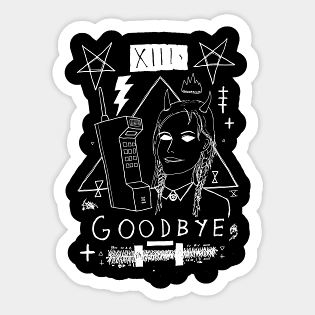 Goodbye Sticker by occultfx